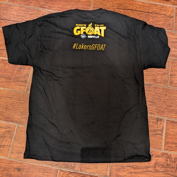 Los Angeles Lakers Greatest Fan Of All Time Contest Shirt XL #GFOAT - Picture 3 of 3